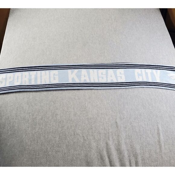 adidas Sporting Kansas City Official Locker Room Scarf - Blue - Picture 3 of 6